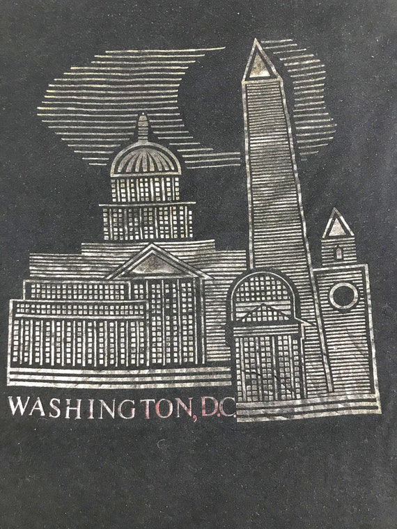 Vintage 50/50 Jerzees Tee Washington DC Usa Landm… - image 2