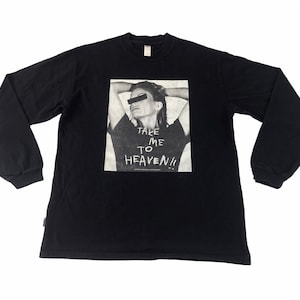 Dobra oferta Zabierz mnie do nieba Koszulka z długim rękawem T-shirt z nadrukiem w pudełku z logo japońskiej marki Unisex Odzież uliczna Pasuje na rozmiar L YA010j