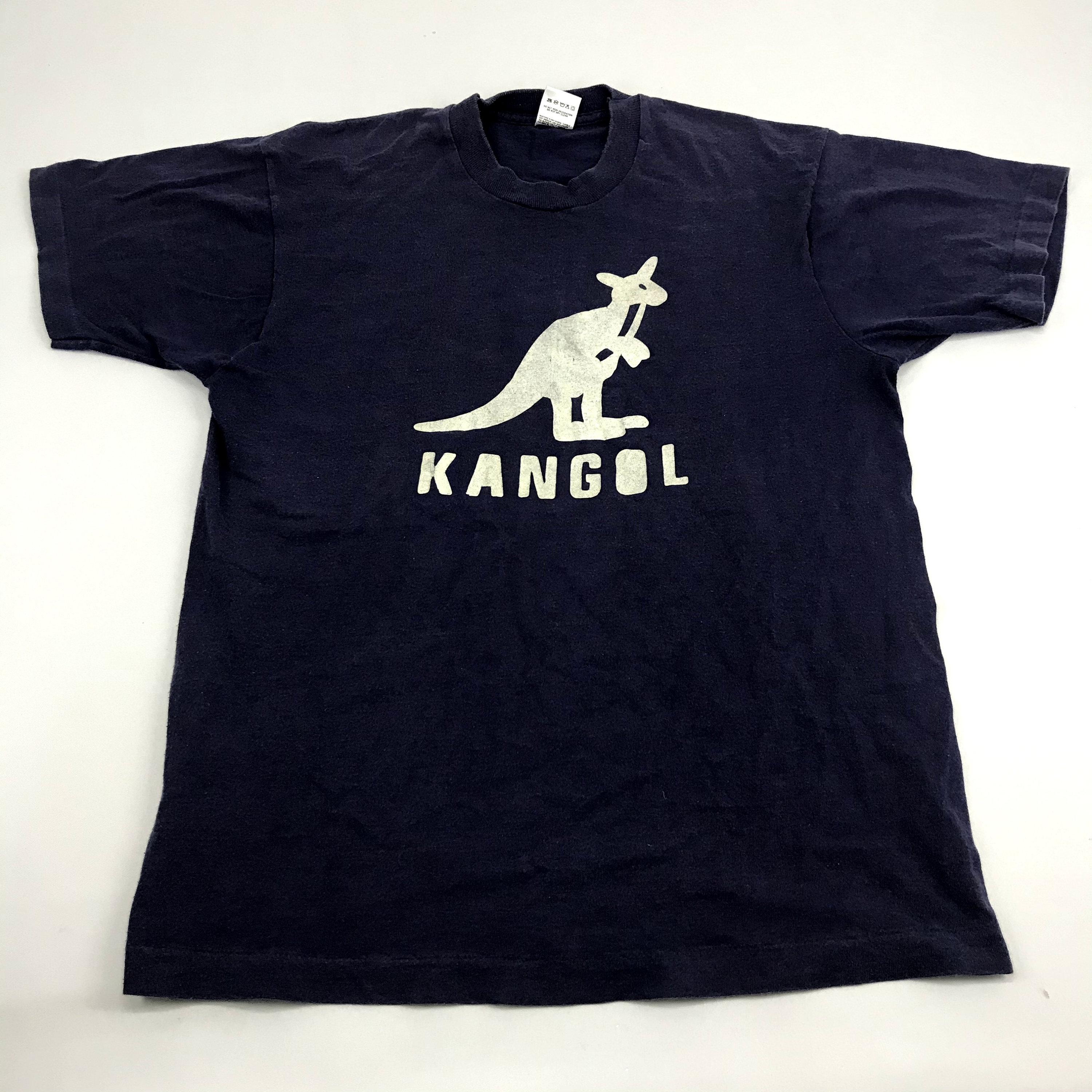 Vintage Kangol English Clothing Designer Big Logo Spell Out Tee T-shirt Printed Inspired Designer Streetwear Unisex Wear Fits Size L M i340