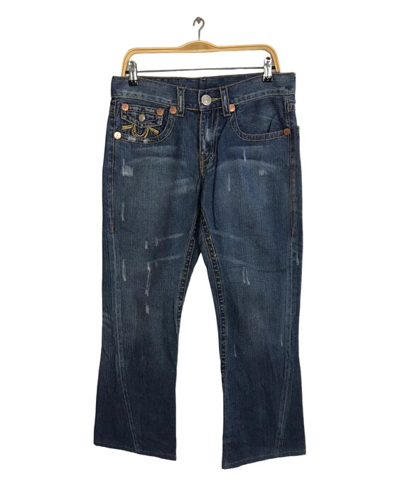Vintage True Religion Joey Big T Usa Flaps Pocket Design Zipper