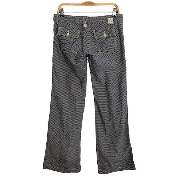 Vintage Japanese Brand Et Boite Hickory Soft Denim Jeans Pant Flap