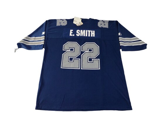 Starters NFL Players Emmith Smith 22 Dallas Cowboys Jerseys V Neck