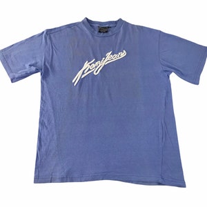 Vintage Style Karl Kani Jeans Embroidery Logo Printed Design Tee T-shirt Inspired Designer Streetwear Unisex Wear Fits Size L YA002J