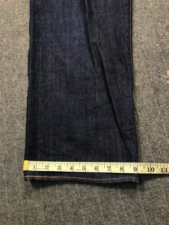 Vintage Evisu No 2 Yamane Cotton Dark Indigo Denim Selvedge Jeans