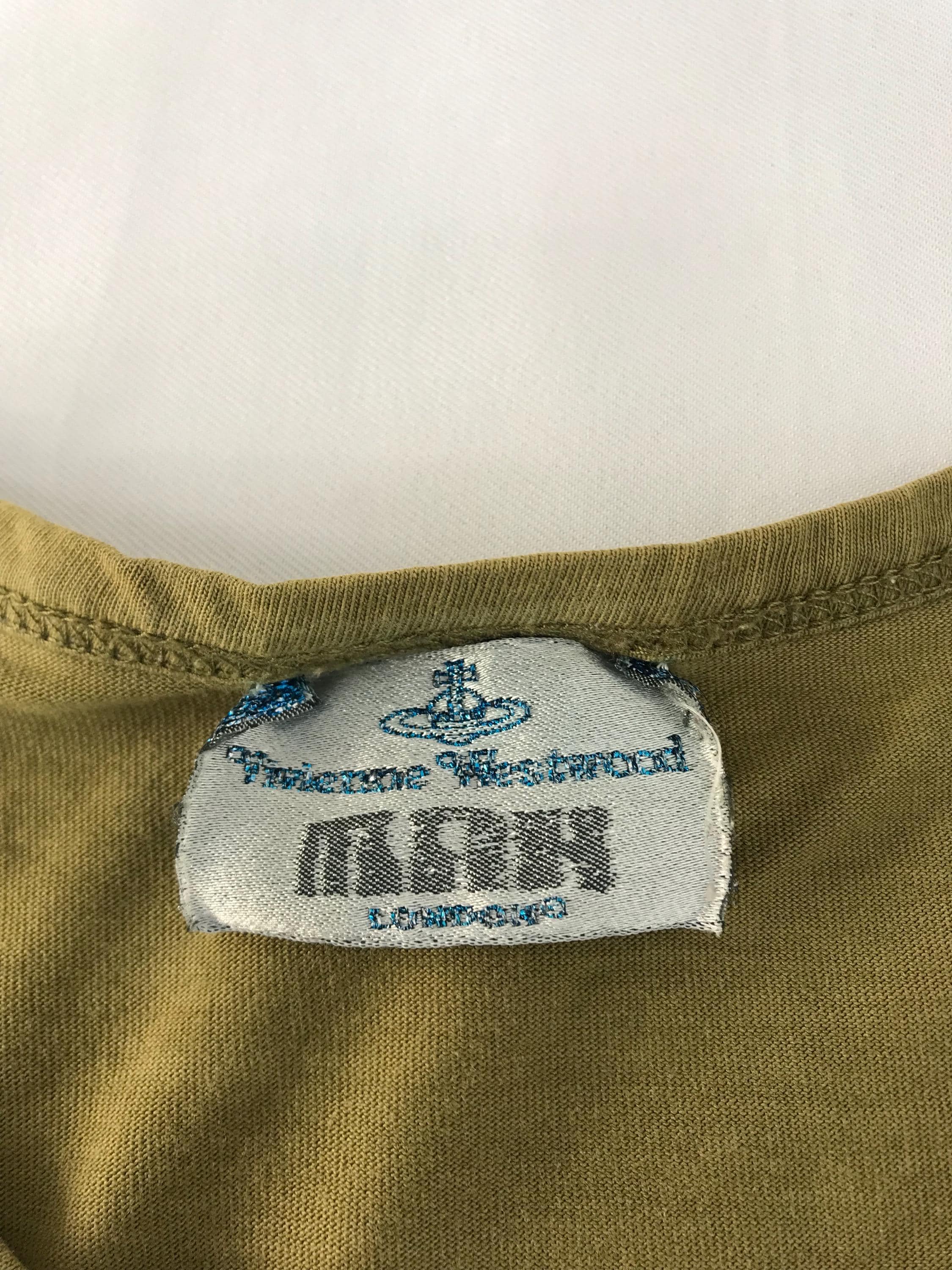 Vintage Vivienne Westwood Men London Big Logo Longsleeve Printed 