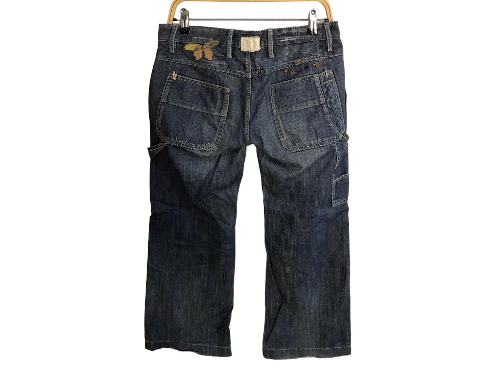 archive APRIORITY buggy paint denim グランジ