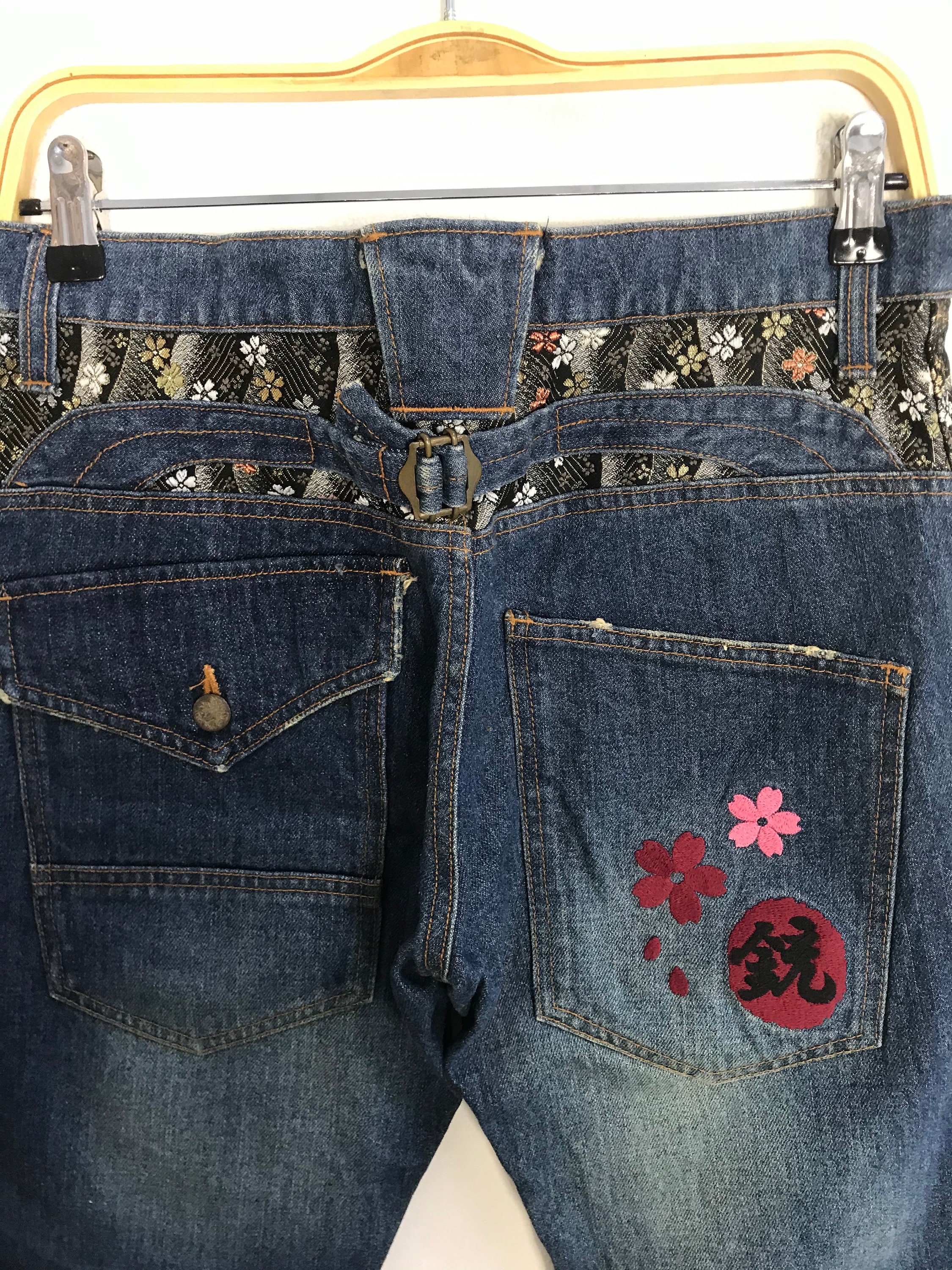 Vintage Japanese Brand Chaka-m Denim Bush Pant Jeans