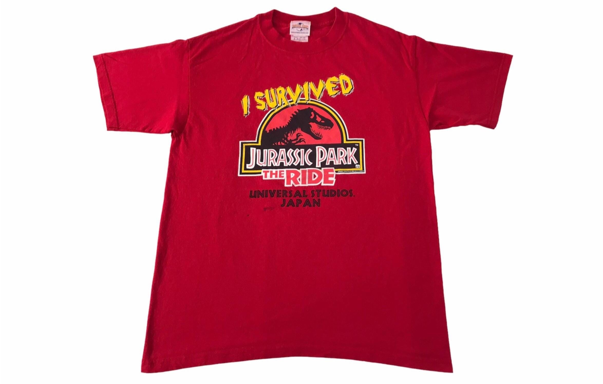 Vintage Universal Studios Japan Jurassic Park the Ride Tee T