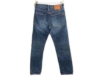Vintage TORNADO MART JAPAN Distressed Denim Studded Twisted Flare
