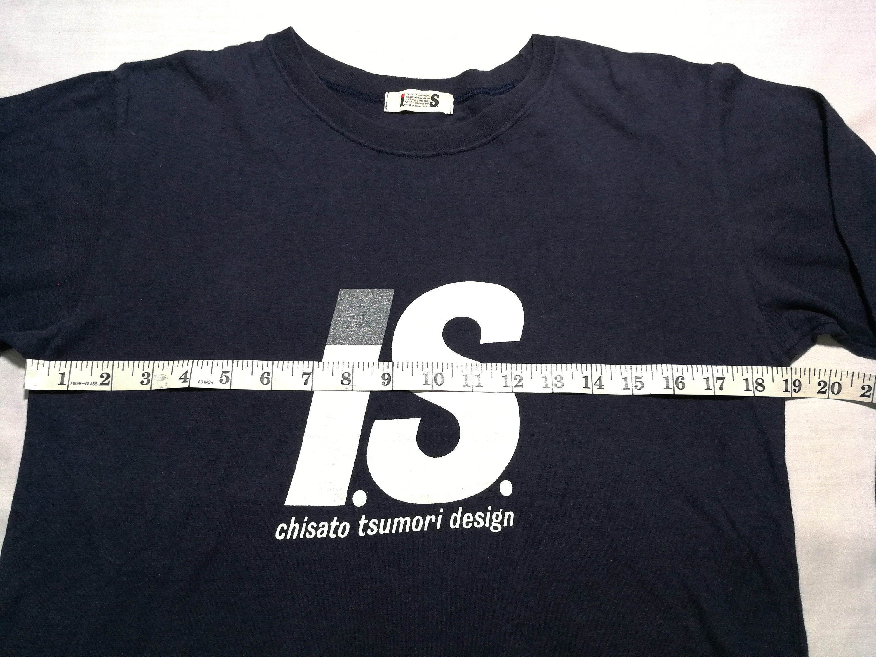 Vintage Issey Miyake Tsumori Chisato I.S Big Logo Long Sleeve Tee