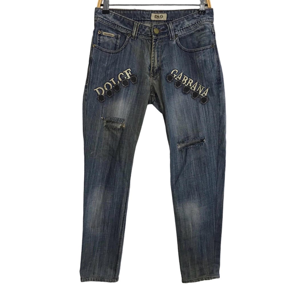 太*魚様 e9 DOLCE&GABBANA スタッズデニムパンツ Y2Kイタリア il_1080xN.7082534800_e98b.jpg
