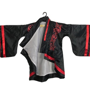 Kimono Japanese Traditional Noragi Kimono Haori Hanten Jinbei Japanese Cardigan Happi Jacket Floral fits size M L YA708