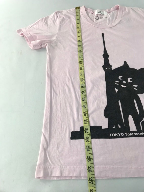 Vintage Ne-net Issey Miyake Tokyo Solomachi Cat Printed Tee
