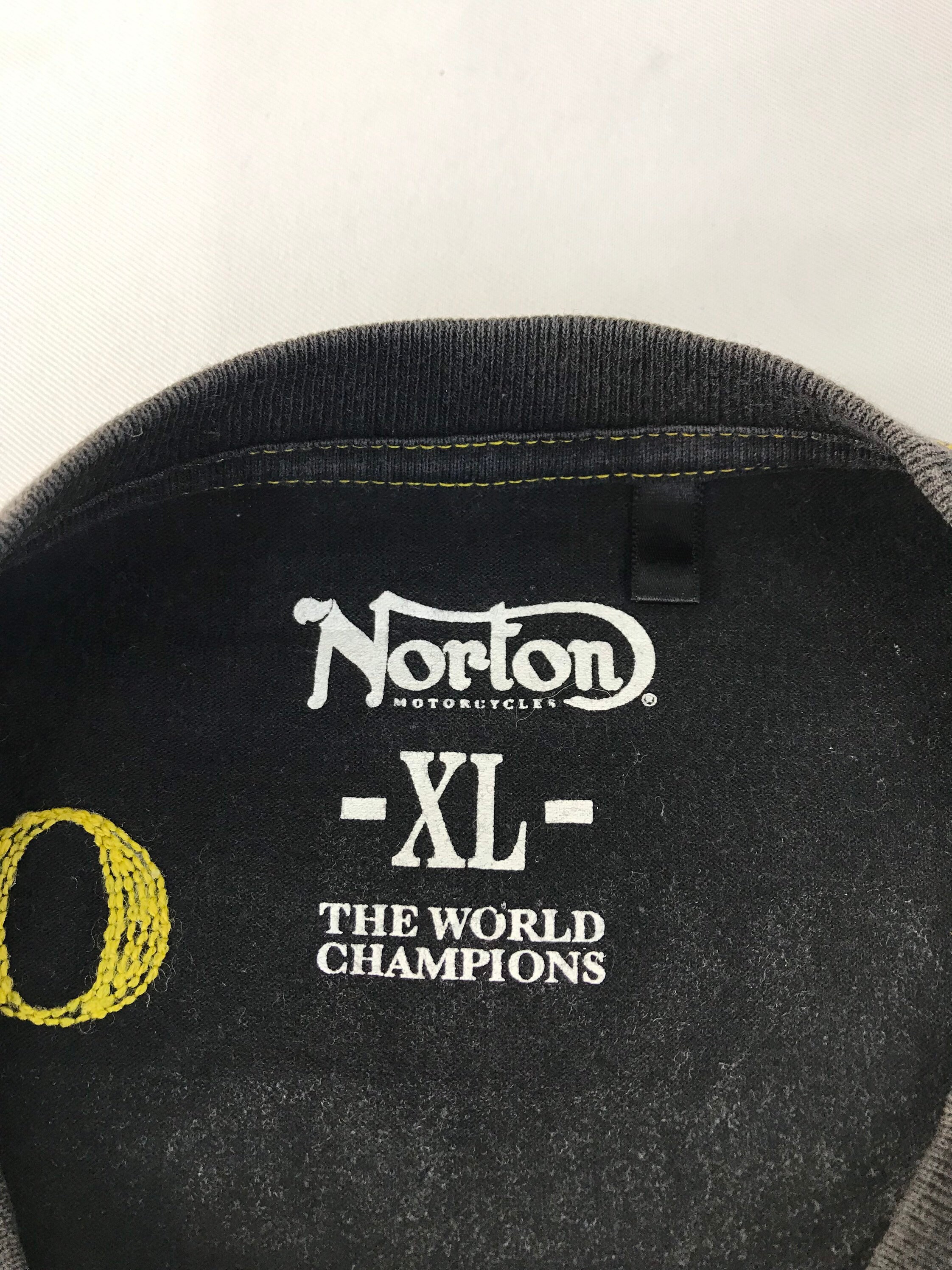 80s Norton ビンテージ英車Tシャツ ノートン染み込みプリント USA製 