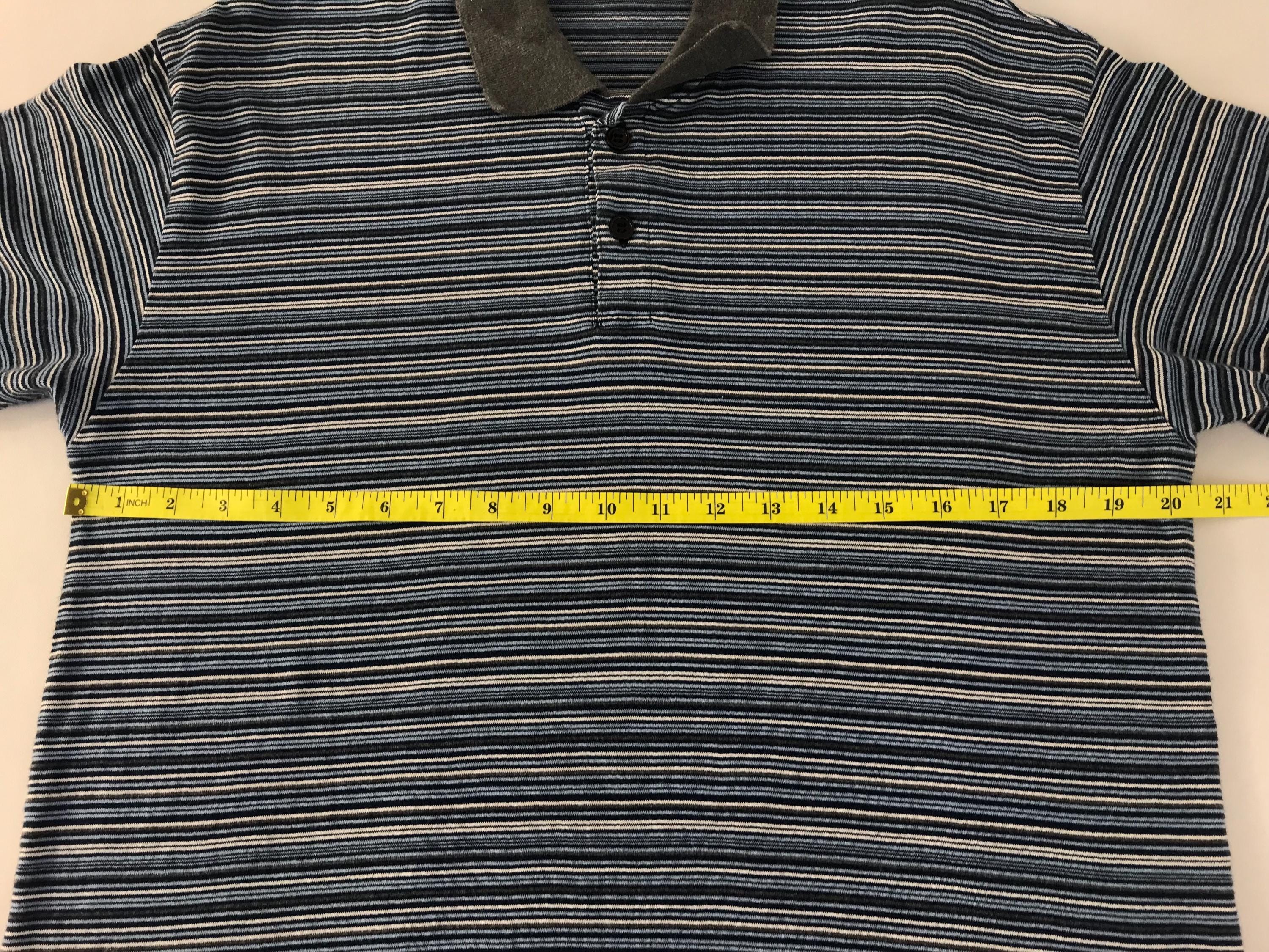 Vintageim Product Issey Miyake Japanese Brand Striped Polo Tee T 