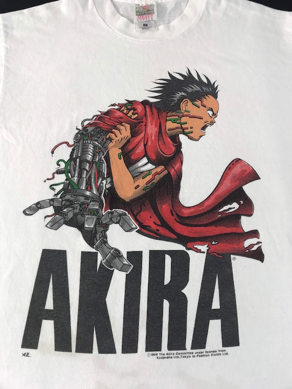 KimonomonoMY Rare Vintage 80s Akira 1988 Katsuhiro Otomo Cyberpunk Tetsuo Kaneda Japanese Anime Manga Character Tee T-Shirt Streetwear M Y1088J KimonomonoMY Rare Vintage 80s Akira 1988 Katsuhiro Otomo Cyberpunk Tetsuo Kaneda Japanese Anime Manga Character Tee T-Shirt Streetwear M Y1088J