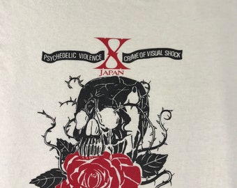 Vintage 90s X Japan Psychedelic Violence Crime of Visual