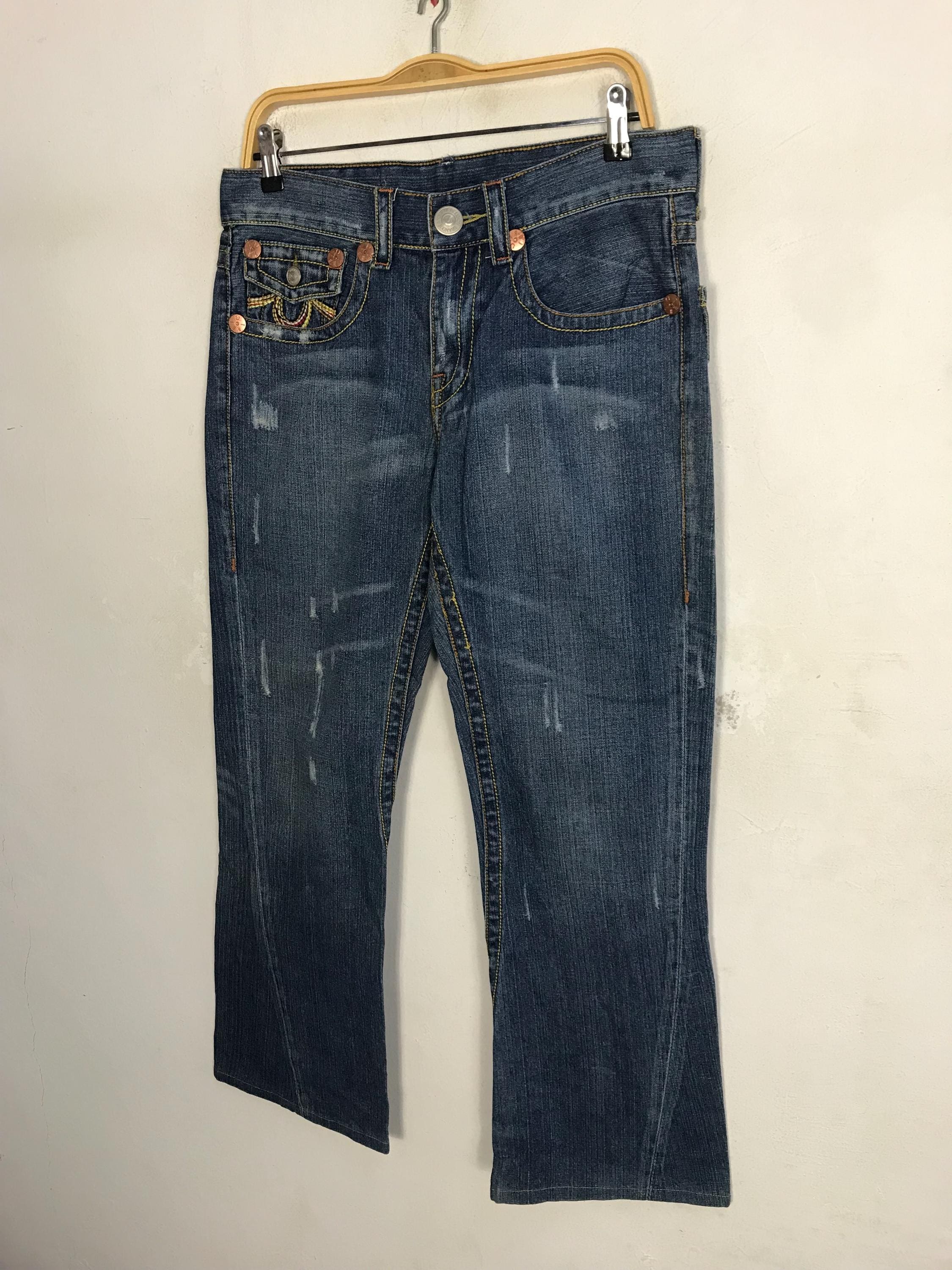 2329 USA製 TRUE RELIGION JOEY BIG T 25 S Vintage True Religion Joey Big T Usa Flaps Pocket Design Zipper
