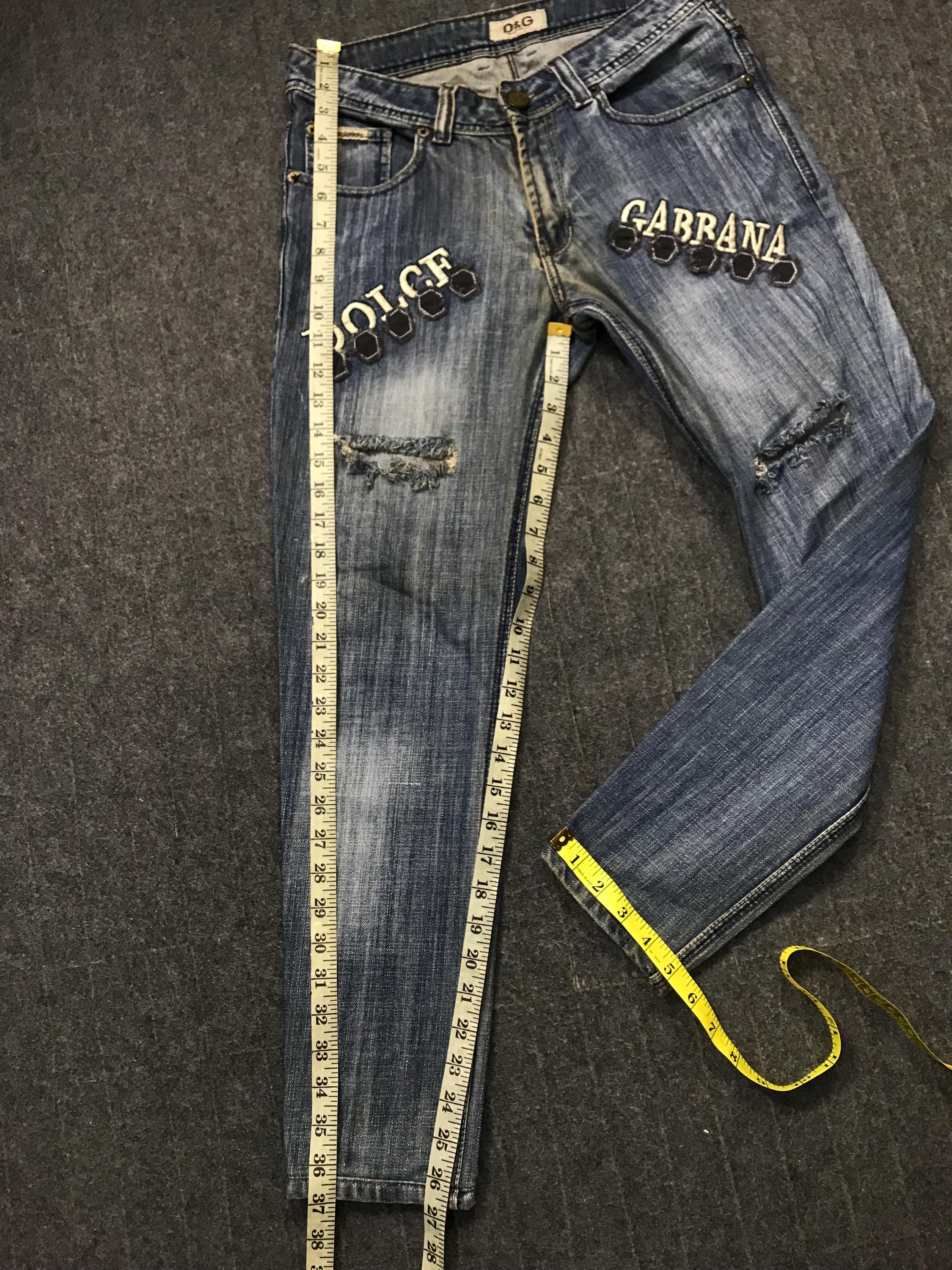 Vintage Dolce & Gabbana Italy Jeans Denim Jeans Pant Embroidery
