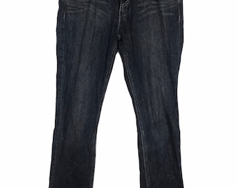 Vintage Distressed Indigo Denim Jeans Theoria Ladies Jeans Japanese Brand Straight Fits Size 30 31 Inspired Designer Streetwear Brand i345