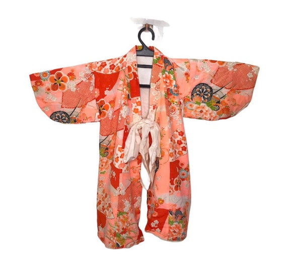 Vintage Noragi Kimono Hanten Jinbei Japanese Trad… - image 1