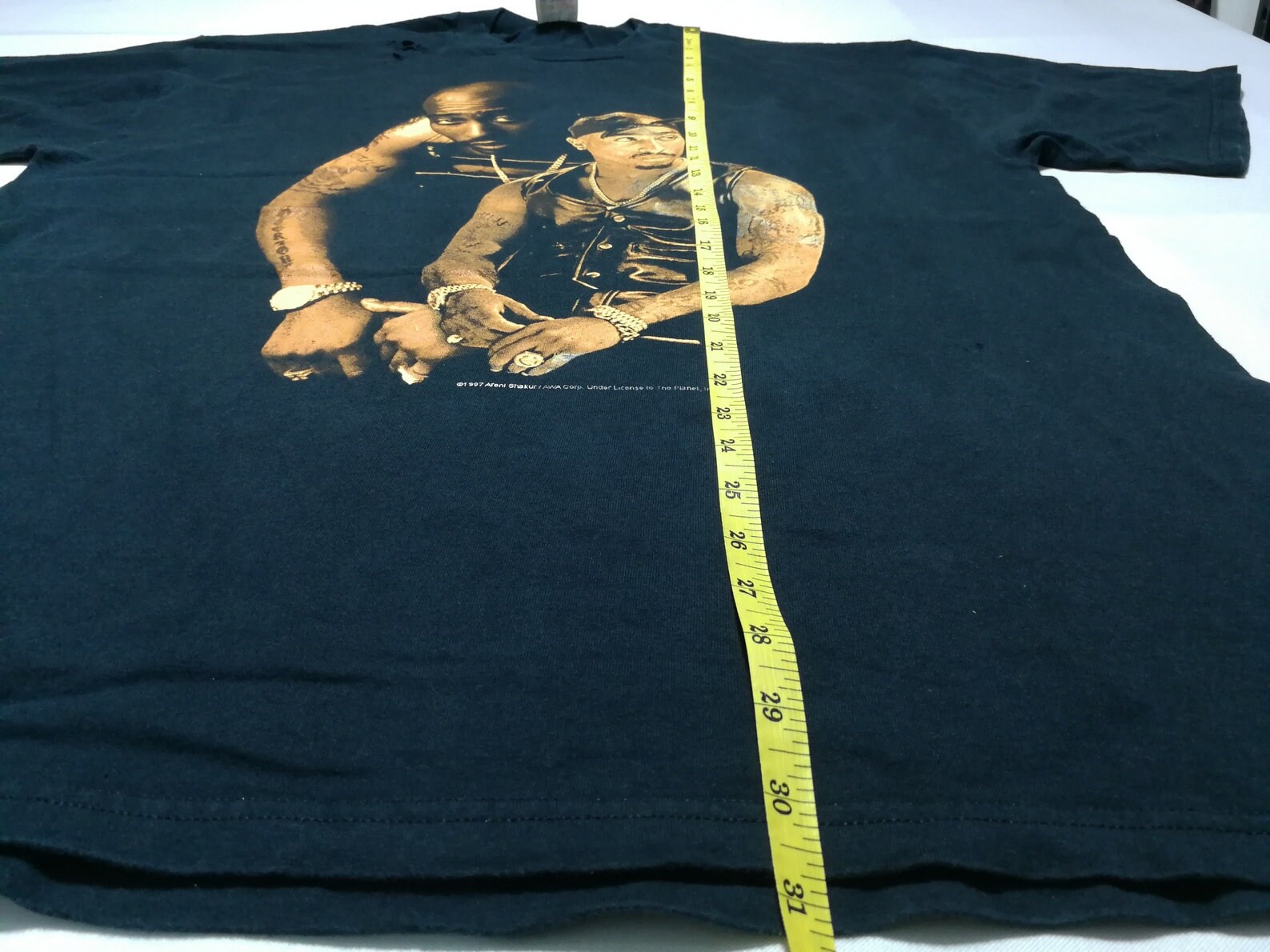 True Vintage 90s Tupac Shakur 2pac Stop the Violence Hip Hop Rap 