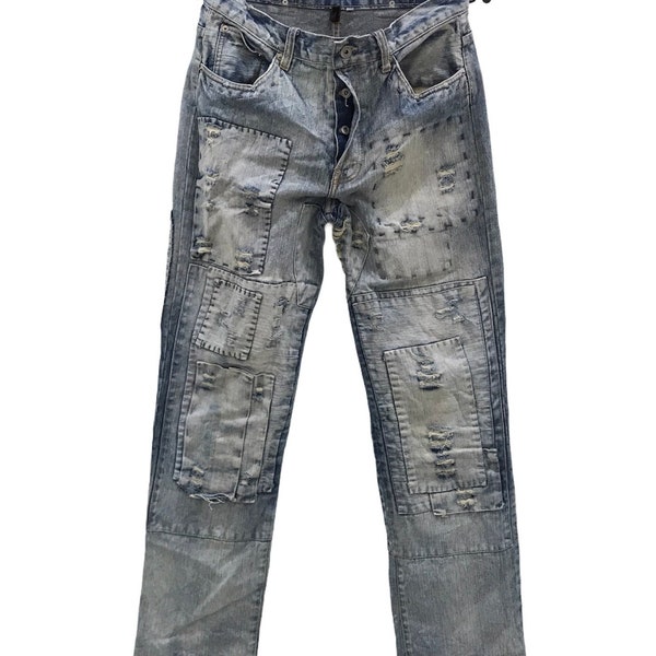 Distressed Denim - Etsy