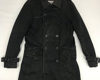 ジャケット・アウター 90s KATHARINE HAMNET LONDON Long Coat Vintage 90s Katharine Hamnett London Trench Coat Jacket Double