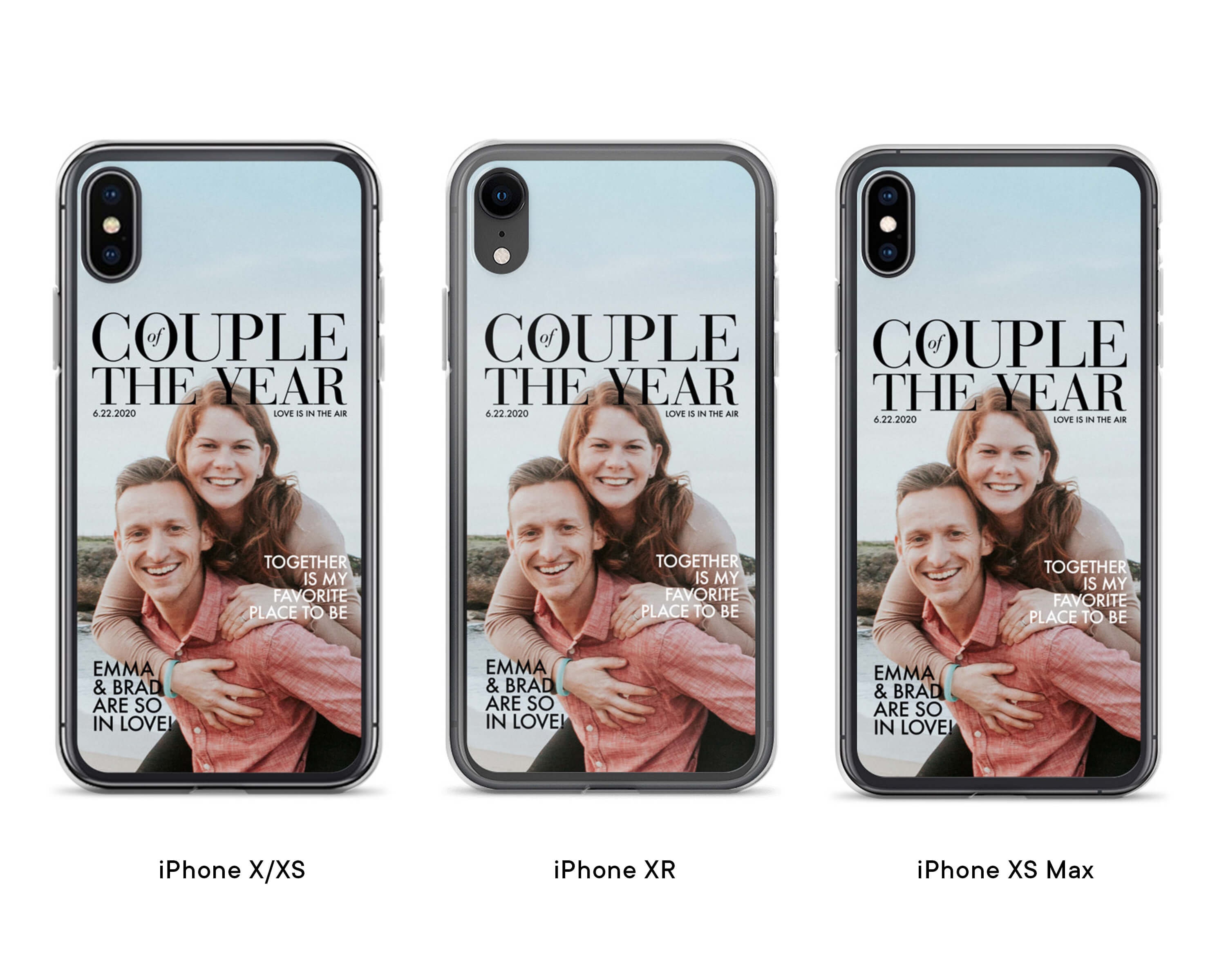 Personalized iPhone Case Couple Phone Case With Photo Custom Couple