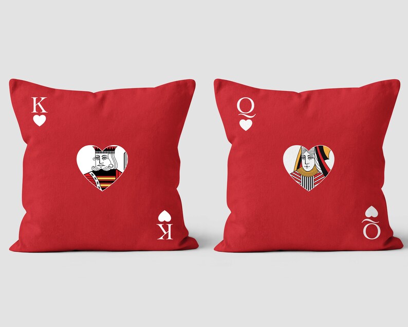 Couples Gift Couple Pillows Gift for Couple 18x18 King and - Etsy