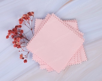 Pink Polishing Cloth, Jewelry Polishing Cloth, Jewelry Cleaning Cloth,  Polishing Cloth, Silver Polishing Cloth, Silver Jewelry Cloth 