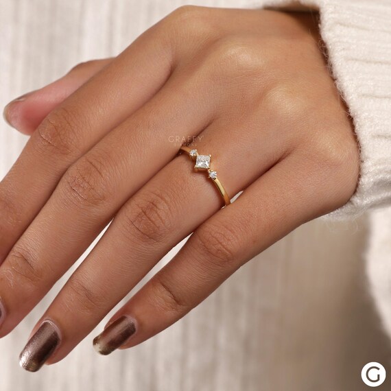 Elli Anillos Mujeres Básico Apilamiento Conjunto De 3 En Plata De Ley 925