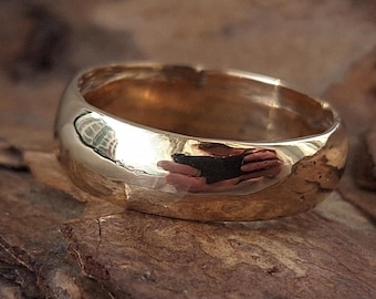 Original soldier&#39;s ring from the battlefields of World War I, Eastern Front, Authentic handmade bronze ring from the trenches of WW1