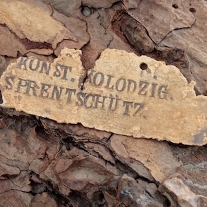 WW1 Artifact, Original ID of a soldier of the First World War, Authentic badge of Germany, WW1 Military Dog Tag artifact, metaldetector find