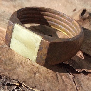 Ring from the trenches of the First World War, Soldier&#39;s ring, war relic, Military artifact, Original WW1 artifact, Metal Detector rare find