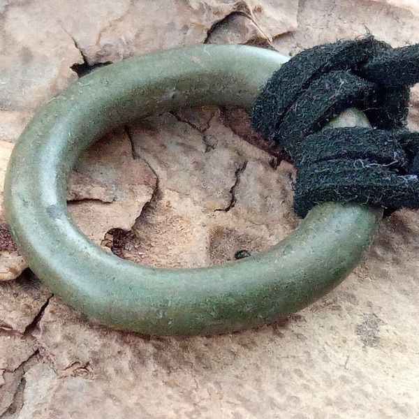 Ancient Scythian ring , Amulet ring, Authentic Scythian artifact, 5-2 centuries BC, historical artifact, Brown Patina, Metal detector find