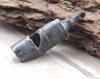 WW1 artifact, Original Austrian Army Whistle, Rare Lead whistle, Authentic World War I Artifact, Military Whistle, War relic Metal detector