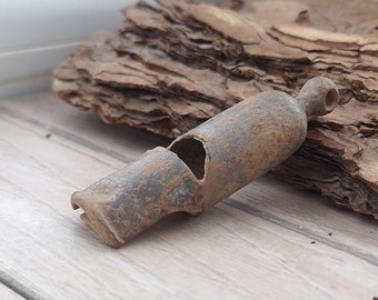 WW1 artifact, Original Austrian Army Whistle, Rare Zinc whistle, Authentic World War I Artifact, Military Whistle, War relic Metal detector