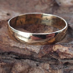 Bague de soldat de la Première Guerre mondiale, bague artisanale originale, art des tranchées, bague en laiton fabriquée à partir d&#39;une douille, authentique artefact de tranchée, artefact rare de la Première Guerre mondiale