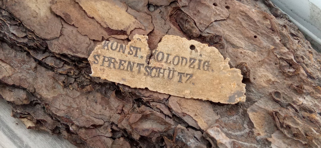 Artifact Tag Example WW1 Artifact, Original ID of a Soldier of the First World War ...