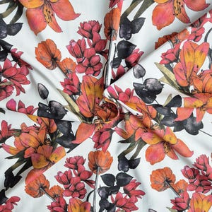 Organic cotton jersey fabric ‘Elin’ Beige GOTS certified