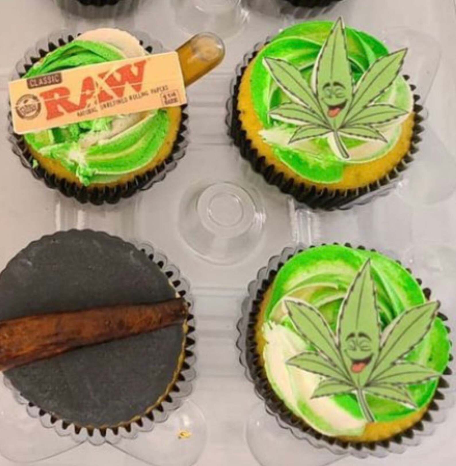 Marijuana Theme Cupcake Toppers Etsy