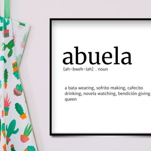 Abuela Printable Wall Art