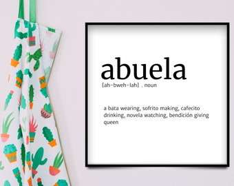 Abuela Printable Wall Art