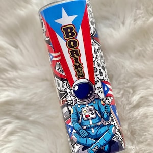 Puerto Rico Tumbler, Custom Tumblers, Puerto Rico, 20oz stainless steel tumbler, Puerto Rican Cup, Puerto Rican Tumbler, Vaso de 20oz