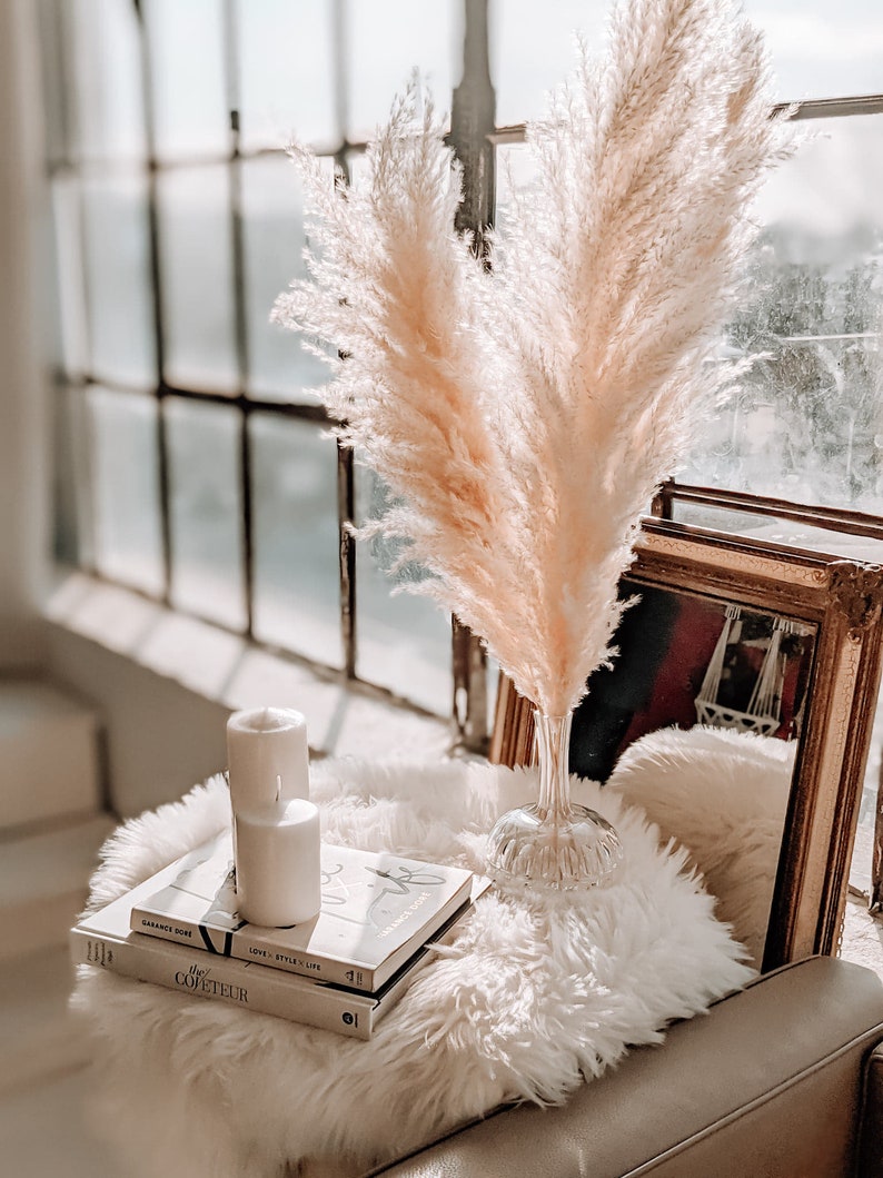 huge pampas grass decor