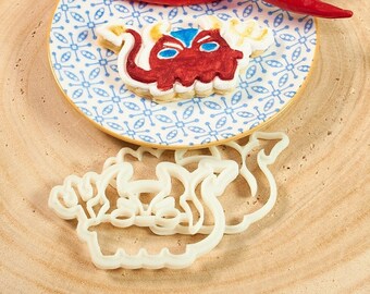 Anime Devil Cookie and Polymer Clay Embossing Stamps and Cutter