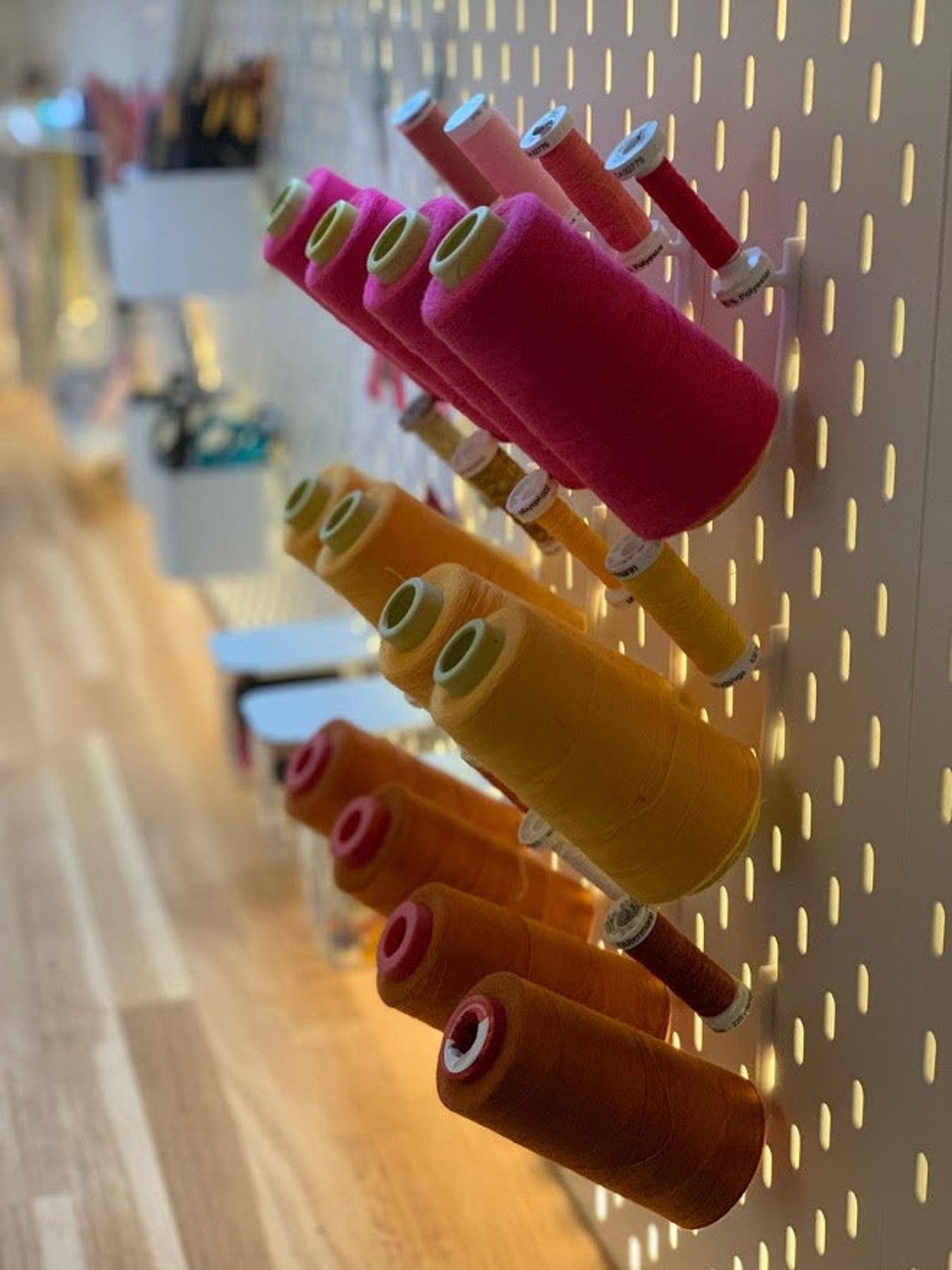 IKEA Sewing Thread Spool & Bobbin Holders for SKÅDIS Pegboard Etsy UK
