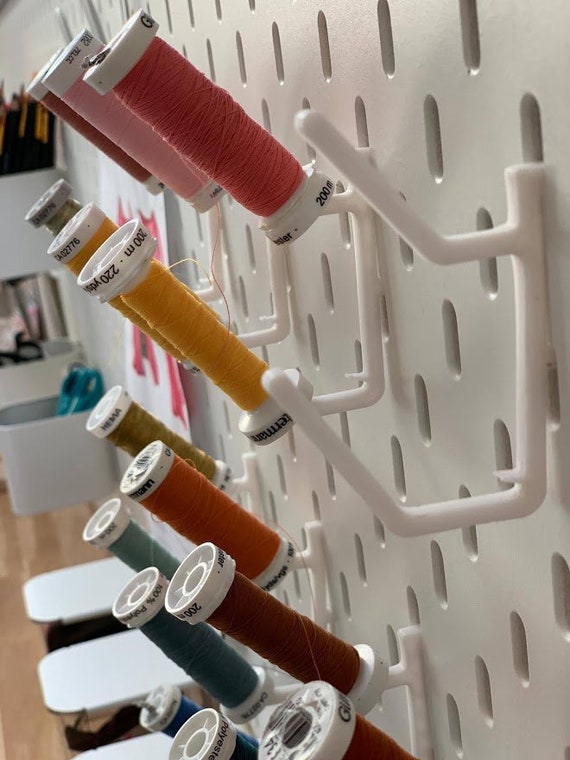 IKEA Sewing Thread Spool & Bobbin Holders for SKÅDIS Pegboard