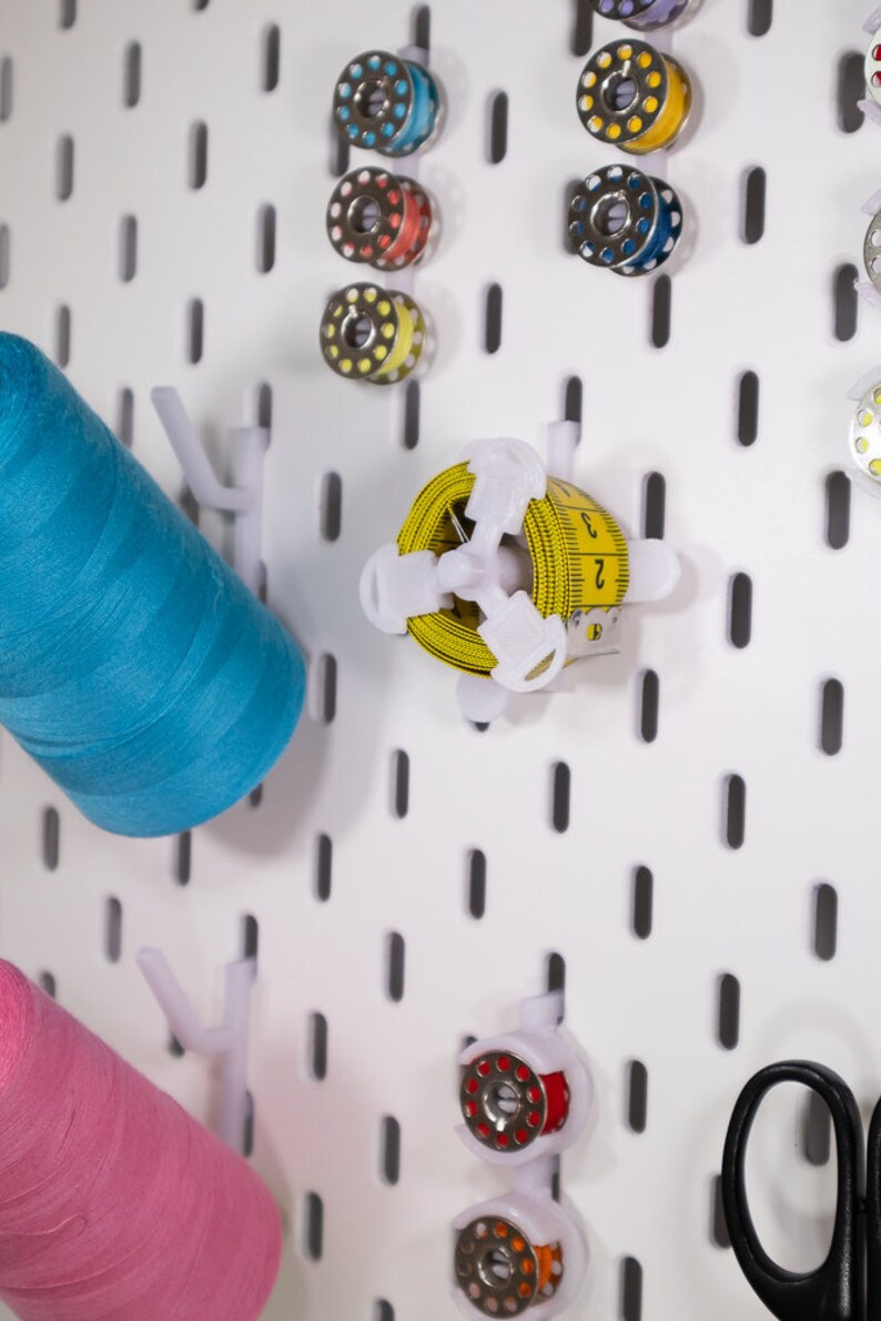 Measuring Tape Pegboard Holder IKEA Skadis Etsy